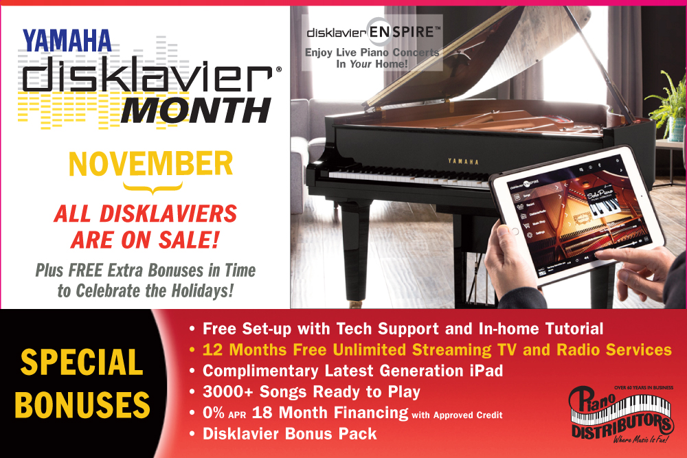 Disklavier Sale and Bonuses