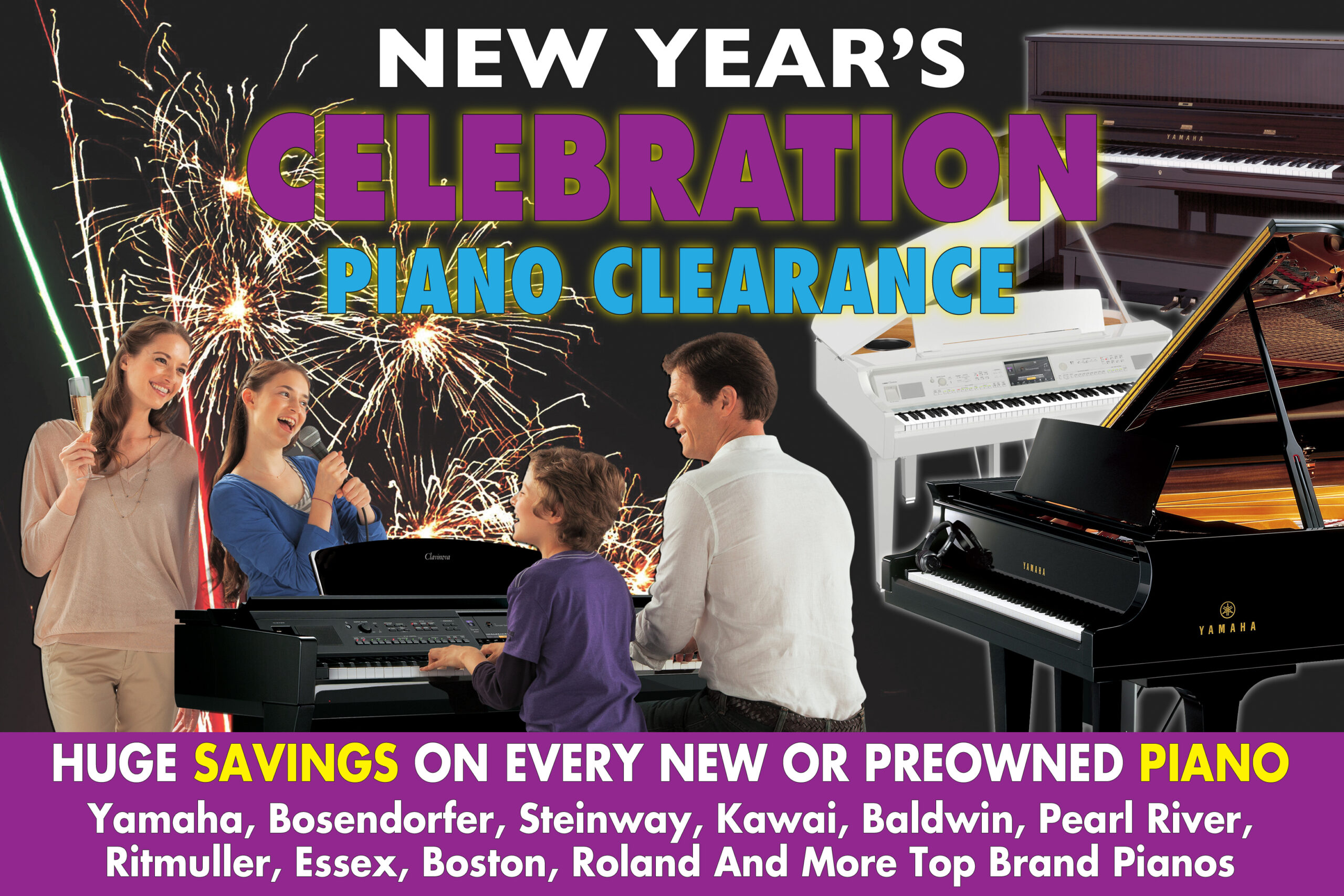 New Year Piano Clearance