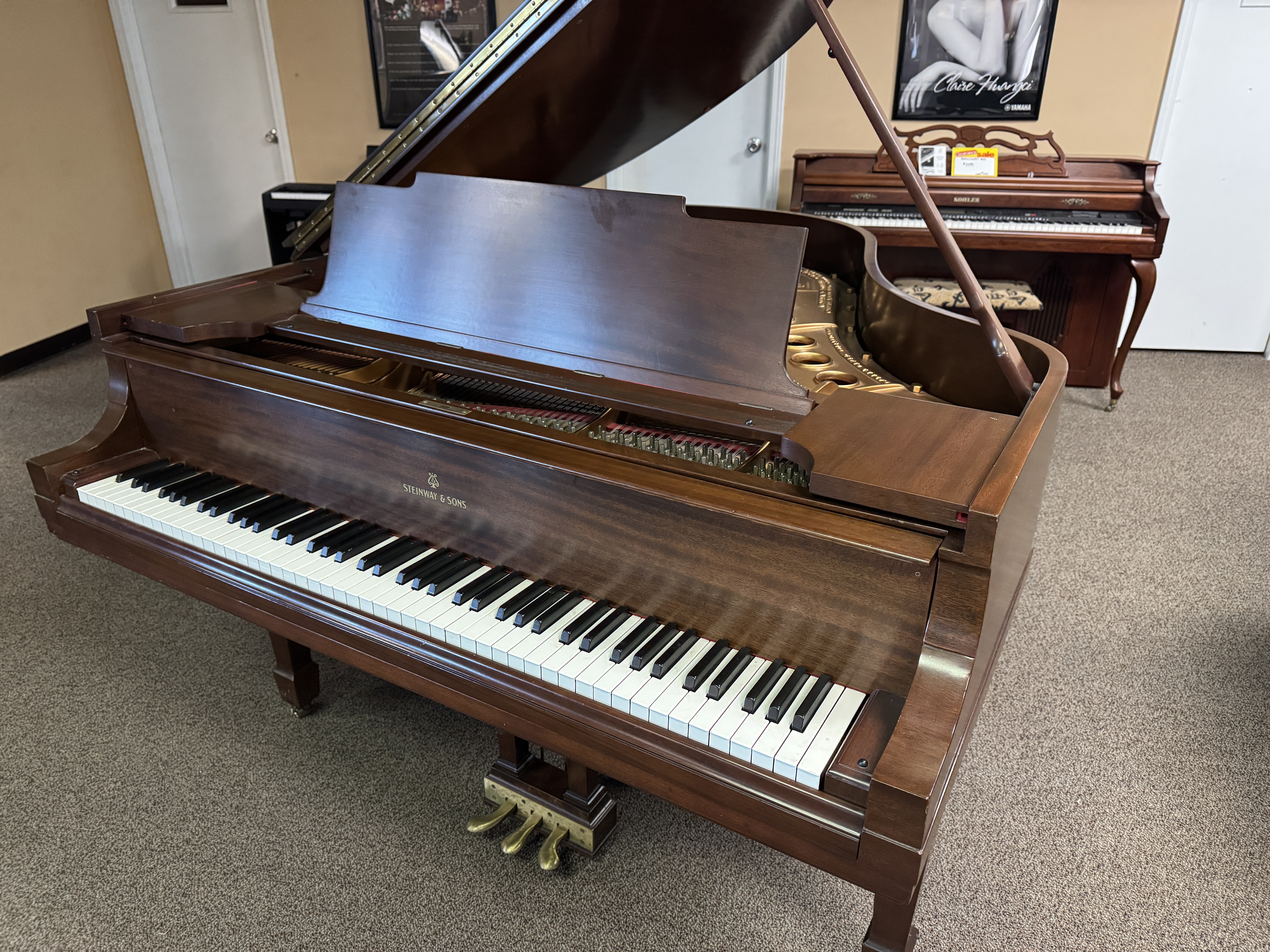 Steinway-M-Mahogany